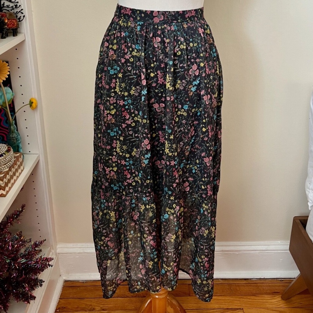 AE STUDIO - ASYMMETRICAL MIDI SKIRT